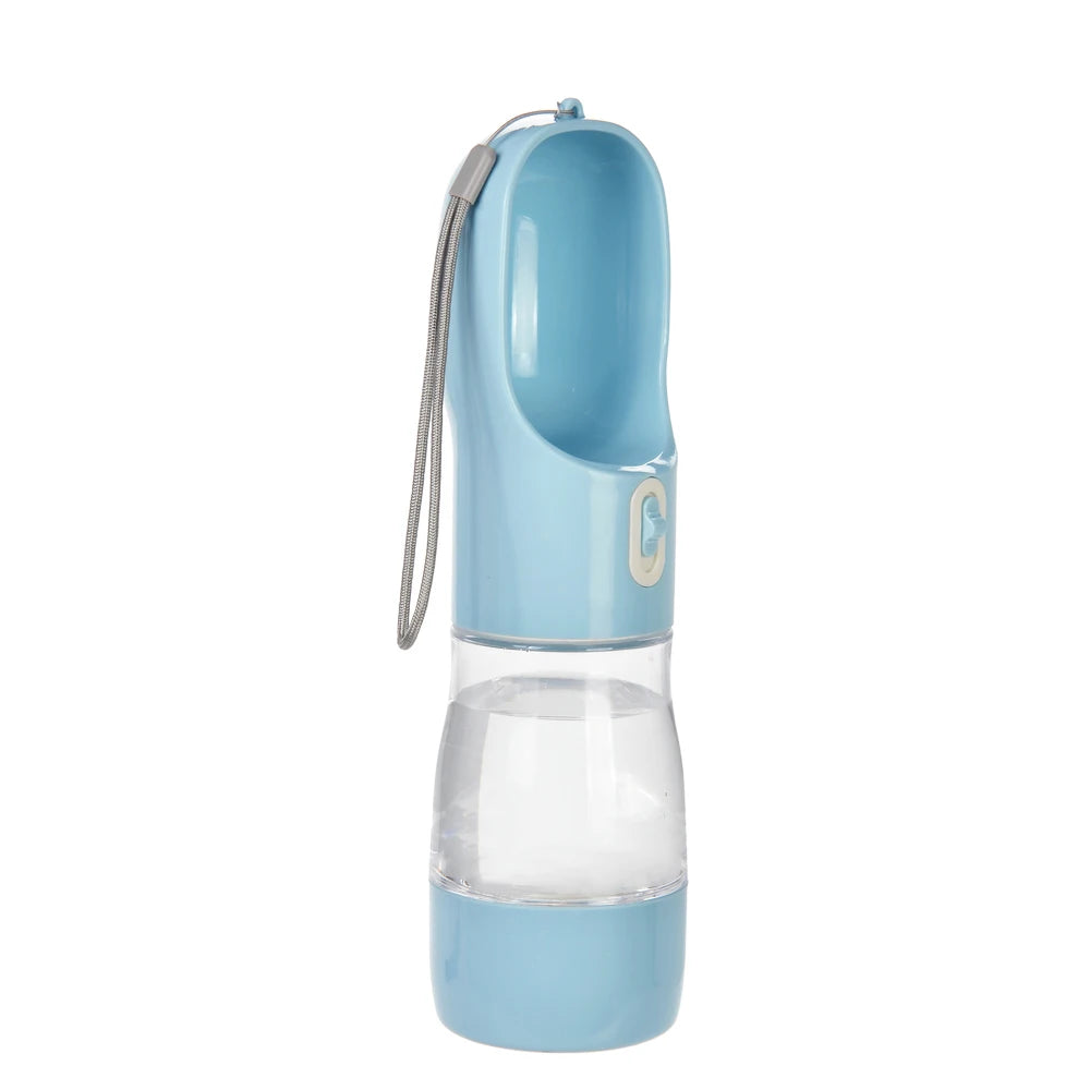 Hydrate & Feed in One – Portable Pet Bottle for Walks, Hikes & Travel