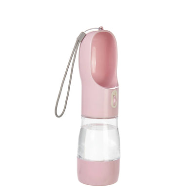 Hydrate & Feed in One – Portable Pet Bottle for Walks, Hikes & Travel