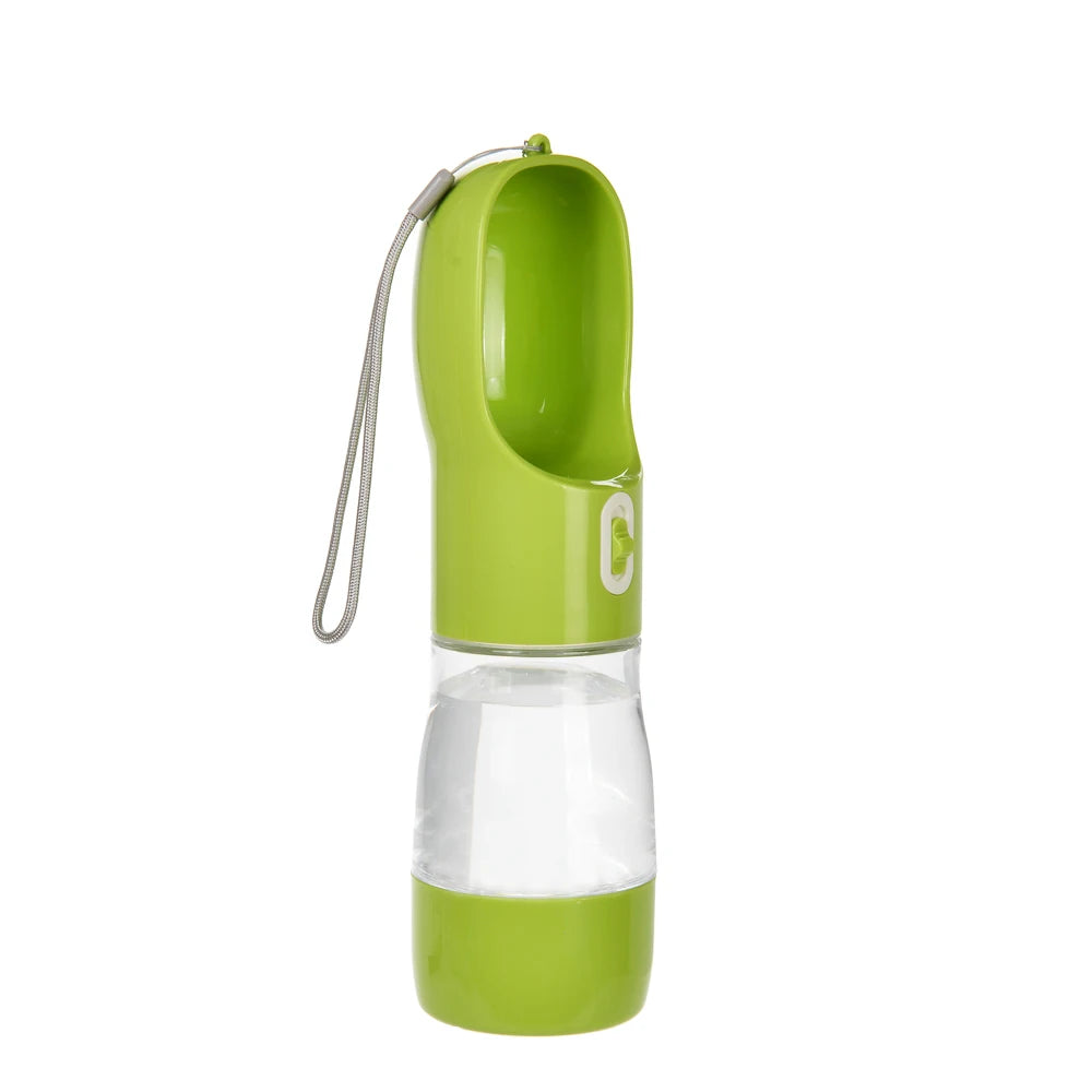 Hydrate & Feed in One – Portable Pet Bottle for Walks, Hikes & Travel