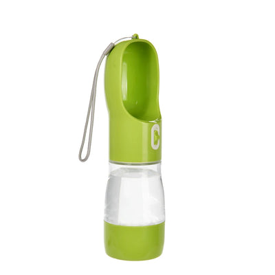Hydrate & Feed in One – Portable Pet Bottle for Walks, Hikes & Travel