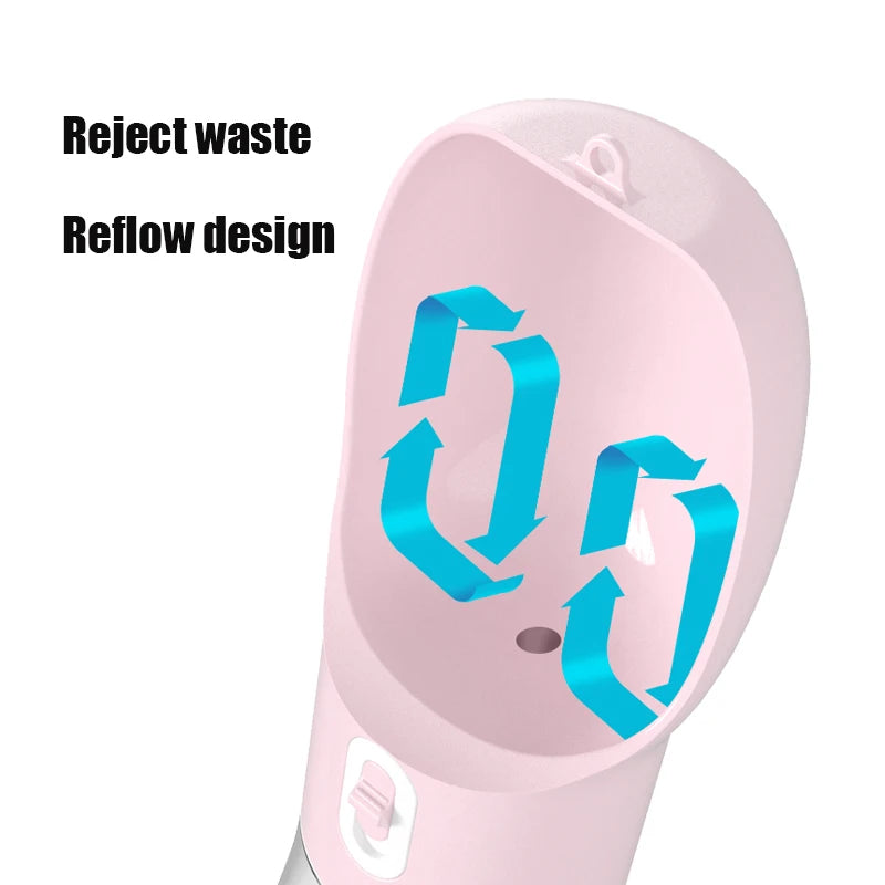 Hydrate & Feed in One – Portable Pet Bottle for Walks, Hikes & Travel