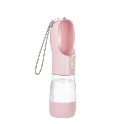 Hydrate & Feed in One – Portable Pet Bottle for Walks, Hikes & Travel
